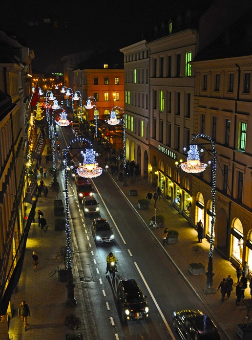 Exklusive Weihnachtsbeleuchtung München