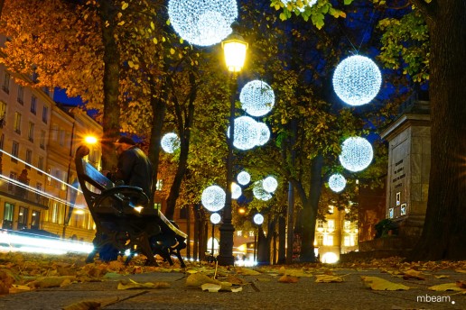 Weihnachtsbeleuchtung am Promenadeplatz, München