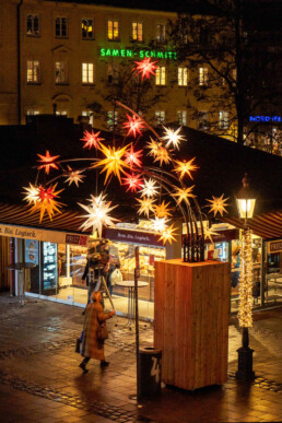 Lichtinstallation im öffentlichen Raum, München